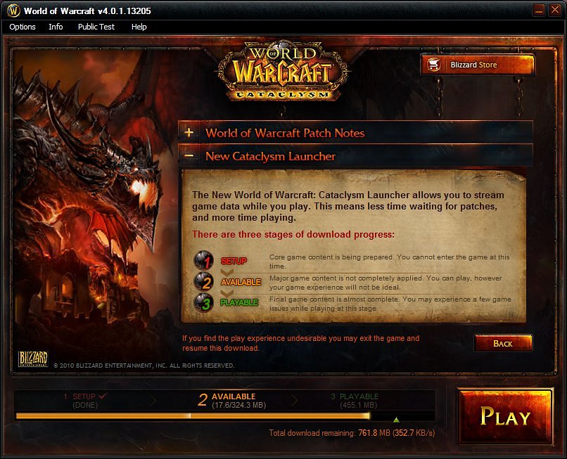 Cataclysm Upgrade Download