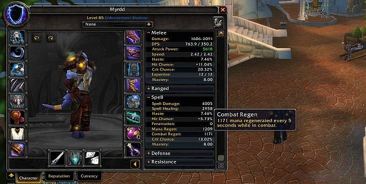Enhancement Mana Combatregen