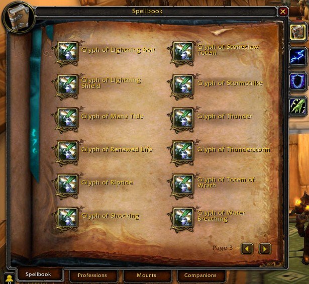 Spellbook Glyphs