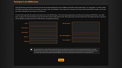 Witcher 2 REDkit beta signup