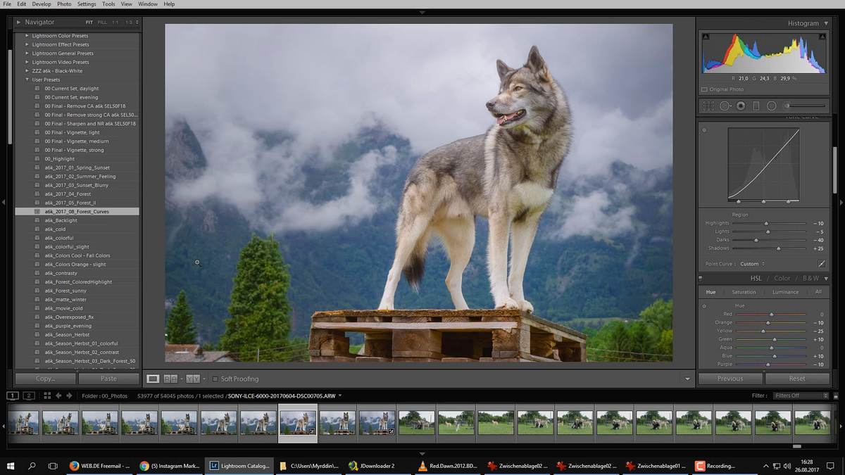 Editing "Wolf look-alike Ninja with son Hadez in Austria"